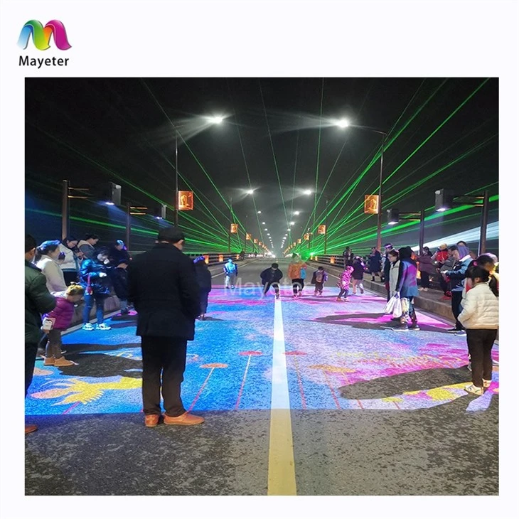 360 Projection Floor System 3d Hologram Flooring Interactive Floor
